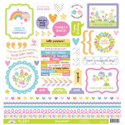 Doodlebug Fairy Garden Sticker - This &That